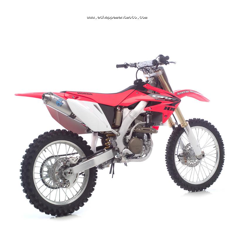 echappement moto ENDURO HONDA 250 CR-F 2005 LEOVINCE lowboy echappement moto HONDA 250 CR-F 2005 LEOVINCE lowboy